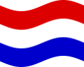 Zwaaien Hessen-Nassau (Pruisische provincie) vlag statisch