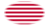 Sons of Liberty (VS ca. 1765, 13 banen)-Vlag als ovaal vignet