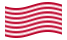 Sons of Liberty (VS ca. 1765, 13 banen)-Vlag zwaaien