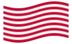 Geanimeerde vlag Sons of Liberty (VS ca. 1765, 13 banen)