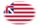 Grand Union (VS 1775-1777)-Vlag als ovaal vignet