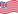 Zwaaien Grand Union (VS 1775-1777) vlag statisch