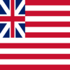 Grand Union (VS 1775-1777)-Vlag vierkant