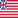 Grand Union (VS 1775-1777)-Vlag vierkant