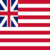 Grand Union (VS 1775-1777)-Vlag vierkant