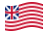Grand Union (VS 1775-1777)-Vlag zwaaien