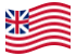 Grand Union (VS 1775-1777)-Vlag zwaaien