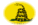 Gadsden (VS ca. 1775)-Vlag als ovaal vignet