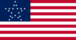 Great Star (VS 1818-1819)-Vlag rechthoekig