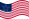 Zwaaien Great Star (VS 1818-1819) vlag statisch