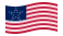 Great Star (VS 1818-1819)-Vlag zwaaien