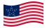 Great Star (VS 1818-1819)-Vlag zwaaien