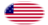 Star-Spangled Banner (VS 1795-1818)-Vlag als ovaal vignet