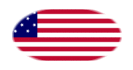 Star-Spangled Banner (VS 1795-1818)-Vlag als ovaal vignet