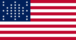 Fort Sumter (VS 1861)-Vlag rechthoekig