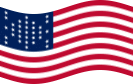 Zwaaien Fort Sumter (VS 1861) vlag statisch