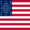 Fort Sumter (VS 1861)-Vlag vierkant