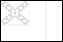Vlag van Blood-Stained Banner (Geconfedereerde Staten 1865) om in te kleuren
