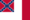 Blood-Stained Banner (Geconfedereerde Staten 1865)-Vlag rechthoekig