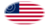 USA 37 sterren (1867-1877)-Vlag als ovaal vignet