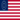 USA 37 sterren (1867-1877)-Vlag vierkant