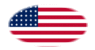 USA 48 sterren (1912-1959)-Vlag als ovaal vignet