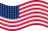 Zwaaien USA 48 sterren (1912-1959) vlag statisch
