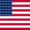 USA 48 sterren (1912-1959)-Vlag vierkant