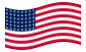 USA 48 sterren (1912-1959)-Vlag zwaaien