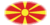 Macedonië-Vlag als ovaal vignet