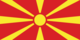 Macedonië-Vlag rechthoekig