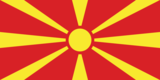 Macedonië-Vlag rechthoekig