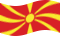 Zwaaien Macedonië vlag statisch