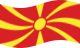 Zwaaien Macedonië vlag statisch
