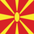 Macedonië-Vlag vierkant