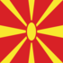 Macedonië-Vlag vierkant