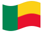 Geanimeerde vlag Benin