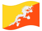 Geanimeerde vlag Bhutan