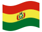 Geanimeerde vlag Bolivia