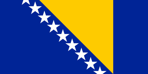 Vlag Bosnië en Herzegovina