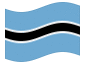 Geanimeerde vlag Botswana