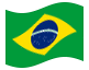 Geanimeerde vlag Brazilië
