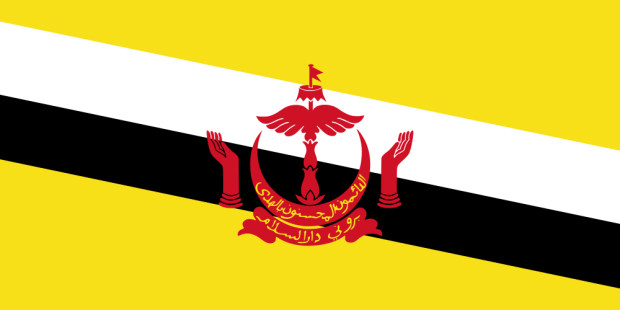 Vlag Brunei Darussalam