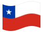 Geanimeerde vlag Chili