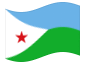 Geanimeerde vlag Djibouti