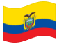 Geanimeerde vlag Ecuador