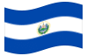 Geanimeerde vlag El Salvador