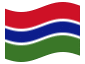 Geanimeerde vlag Gambia