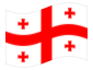 Geanimeerde vlag Georgia