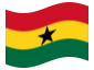 Geanimeerde vlag Ghana